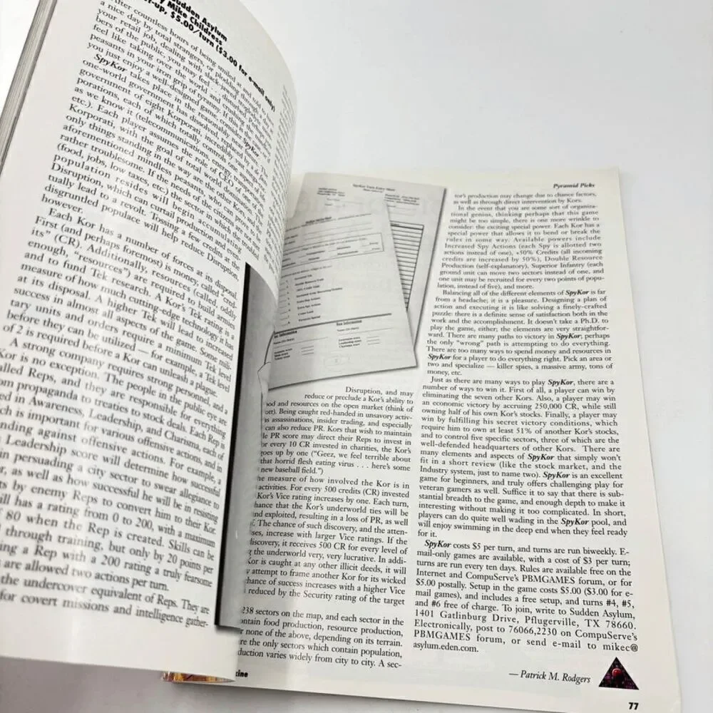 Pyramid Magazine Number‎ #14 Steve Jackson Games GURPS (1995) Role-Playing